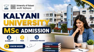 kalyani university msc admission 2026